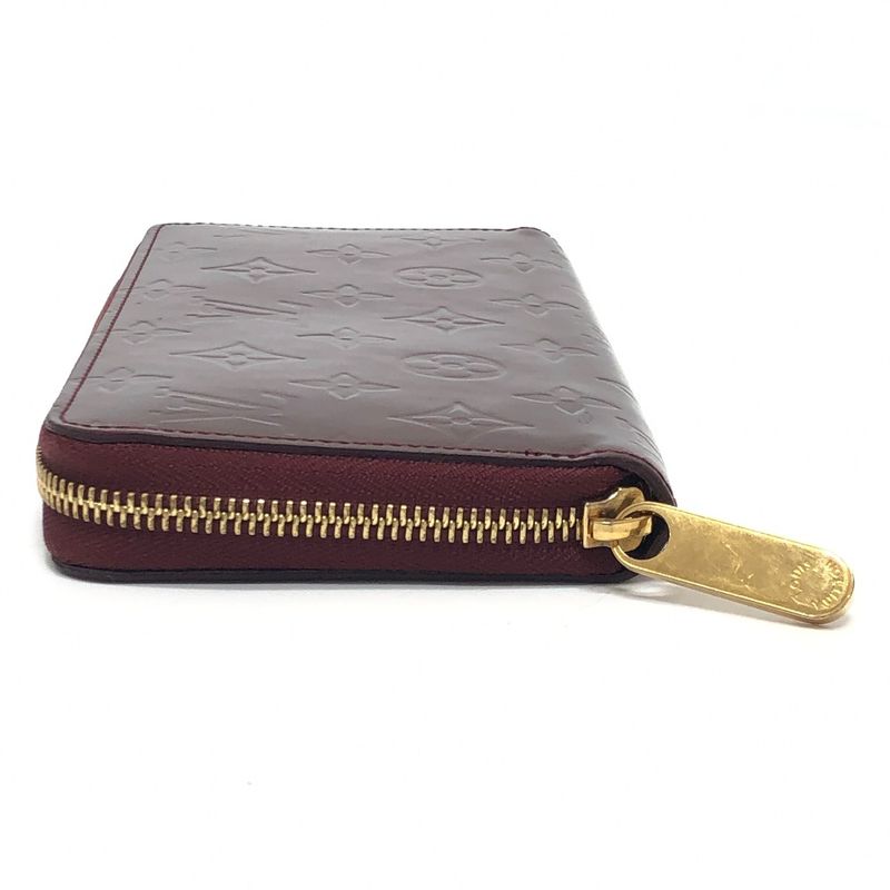 Louis Vuitton Long Wallet Zippy-wallet M93522 Monogram Vernis Amarant