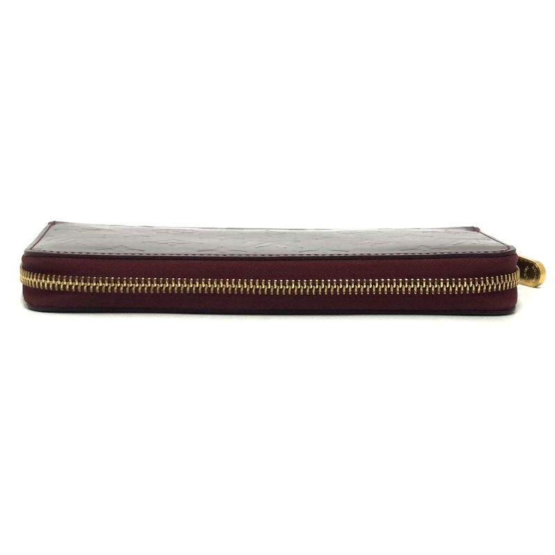 Louis Vuitton Long Wallet Zippy-wallet M93522 Monogram Vernis Amarant