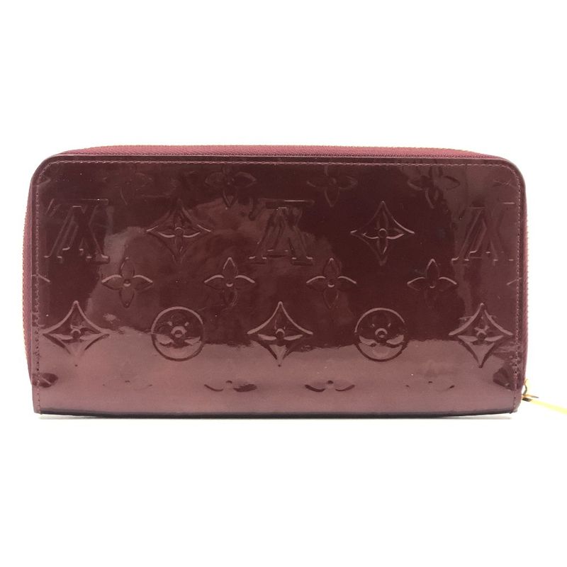 Louis Vuitton Long Wallet Zippy-wallet M93522 Monogram Vernis Amarant