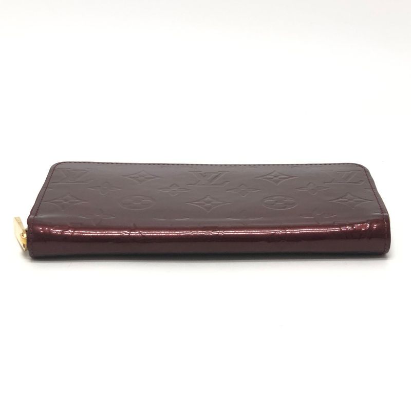 Louis Vuitton Long Wallet Zippy-wallet M93522 Monogram Vernis Amarant