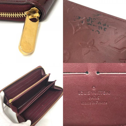 Louis Vuitton Long Wallet Zippy-wallet M93522 Monogram Vernis Amarant