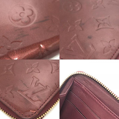Louis Vuitton Long Wallet Zippy-wallet M93522 Monogram Vernis Amarant