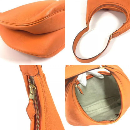 HERMES Shoulder Bag Gao Leather Orange