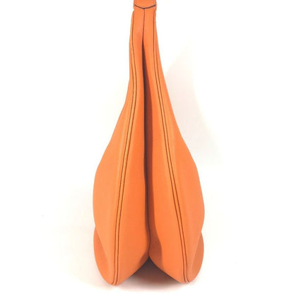 HERMES Shoulder Bag Gao Leather Orange
