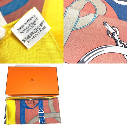 HERMES Scarf Carre Geant 140 Carre Geant140 Cashmere Multicolor