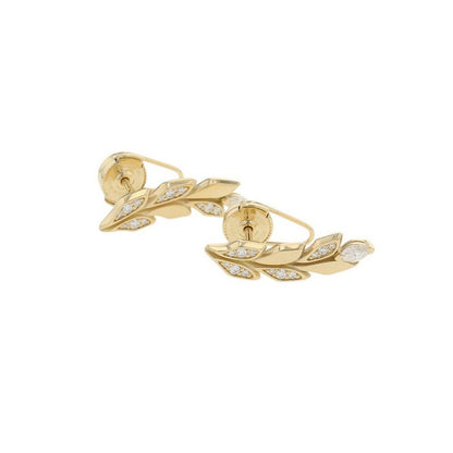 Tiffany & Co. Earrings Victoria Vine Clima Diamond Total 18K