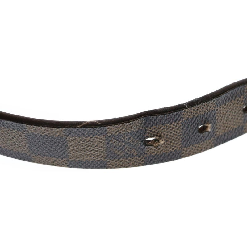 Louis Vuitton Damier Sainteur Carre Belt Brown Gold M6802