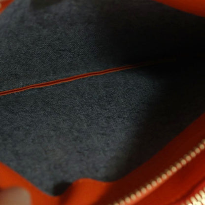 CELINE Trio Leather Shoulder Bag Orange 165113eta.20bq