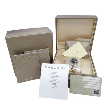 BVLGARI BVLGARI Watch Ladies Brand BVLGARI 12P Diamond Quartz QZ Stainless