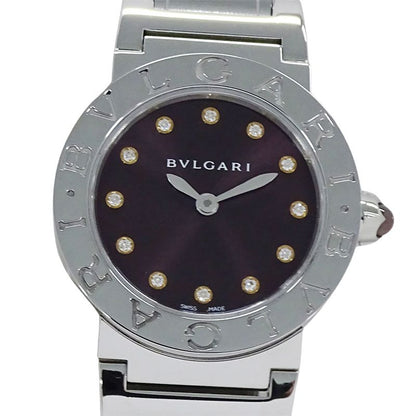 BVLGARI BVLGARI Watch Ladies Brand BVLGARI 12P Diamond Quartz QZ Stainless