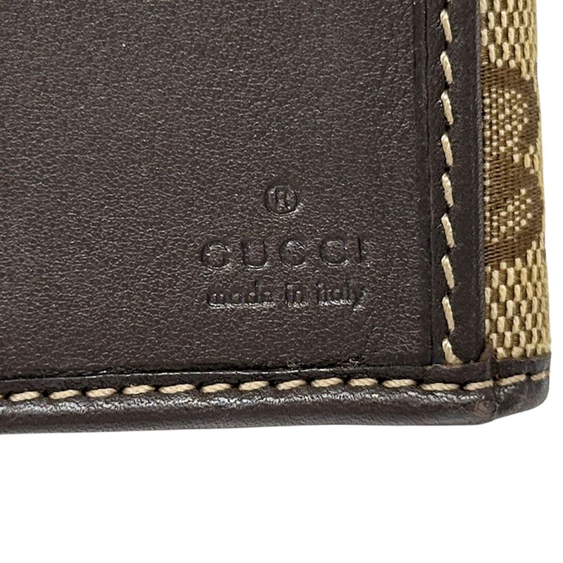 GUCCI Wallet Women's Brand Gucciori GG Canvas Long Wallet Brown 226154 Dog