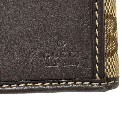 GUCCI Wallet Women's Brand Gucciori GG Canvas Long Wallet Brown 226154 Dog