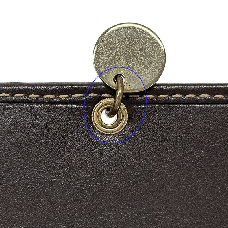 GUCCI Wallet Women's Brand Gucciori GG Canvas Long Wallet Brown 226154 Dog