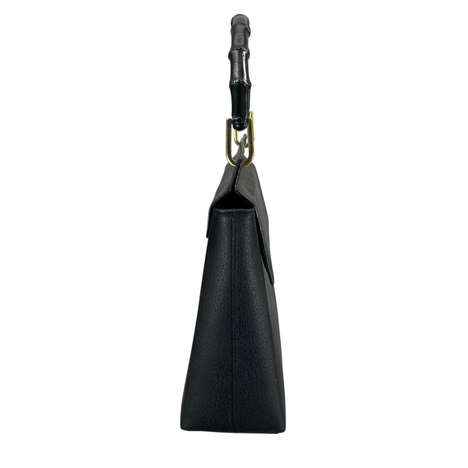 Gucci Handbag Leather Black — view 2