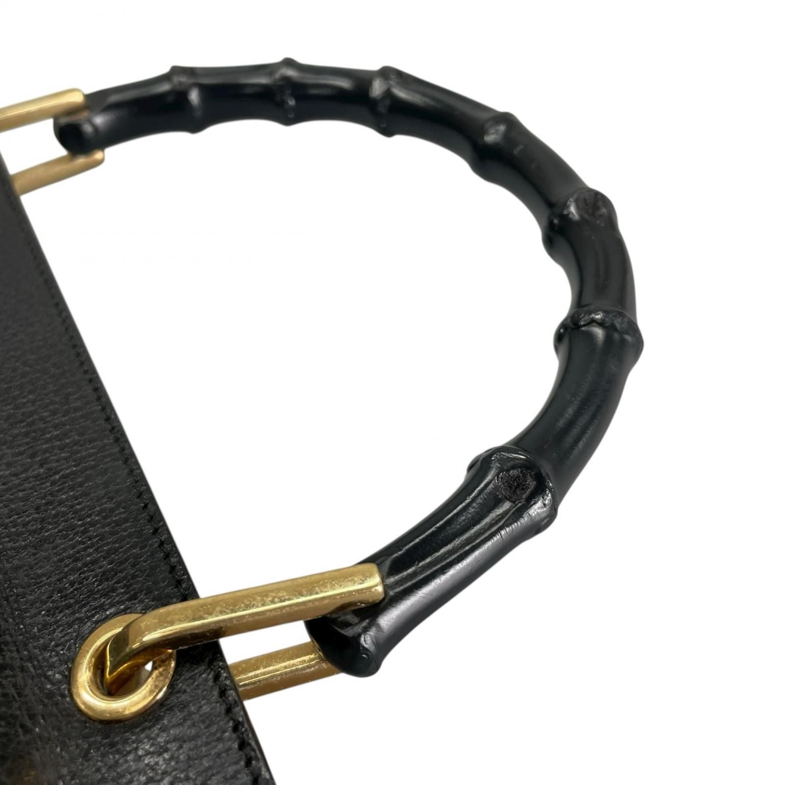 Gucci Handbag Leather Black — view 6