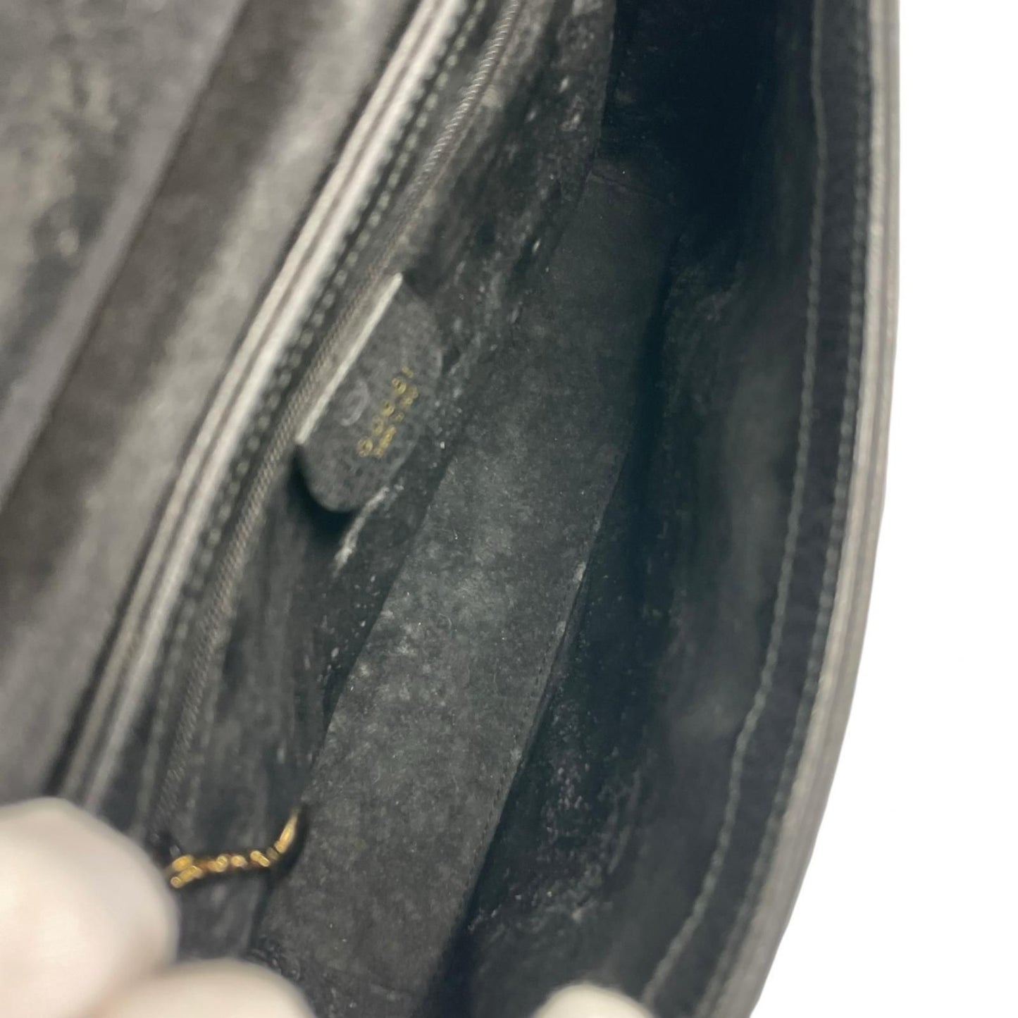 Gucci Handbag Leather Black — view 7