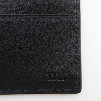 GUCCI GG Embossed Bifold 625559 Cuff Black Men's Billfold