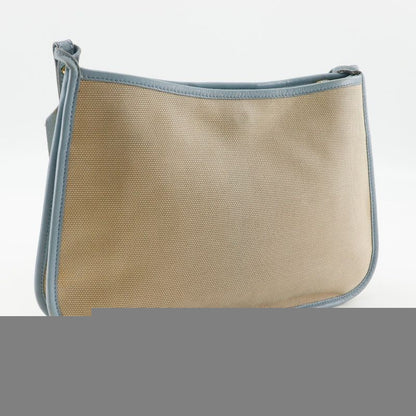 FENDI FF 8bt084 Canvas Beige Light Blue Ladies Shoulder Bag
