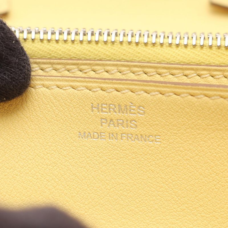 HERMES Shoulder Bag Mini Convoy Le Limoncello Leather Mini Convoy Le Limoncello