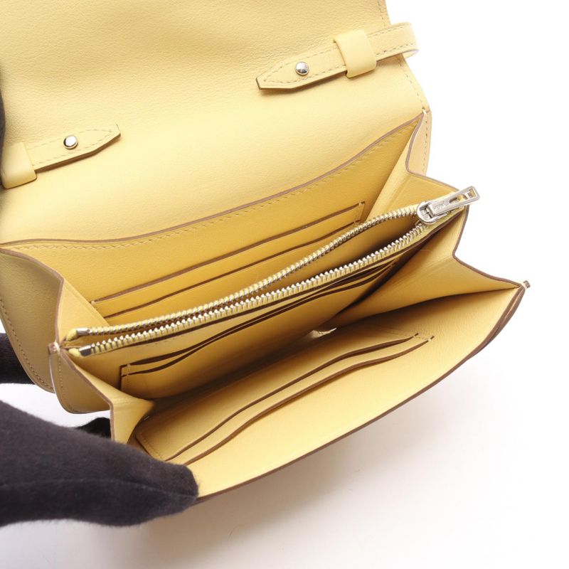 HERMES Shoulder Bag Mini Convoy Le Limoncello Leather Mini Convoy Le Limoncello