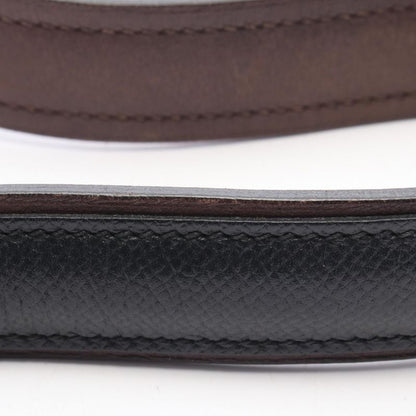 HERMES Shoulder Bag Iriko Elan 32 Black Leather Shoulder Bag Black Ladies Used A