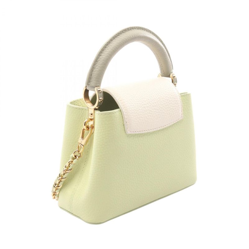 Louis Vuitton Handbag Capucines MINI M22916 Green Leather Capucines MINI