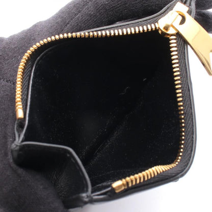 BOTTEGA VENETA Coin Case Cassette 765460vcqc48425 Black Leather Card Case Ladies