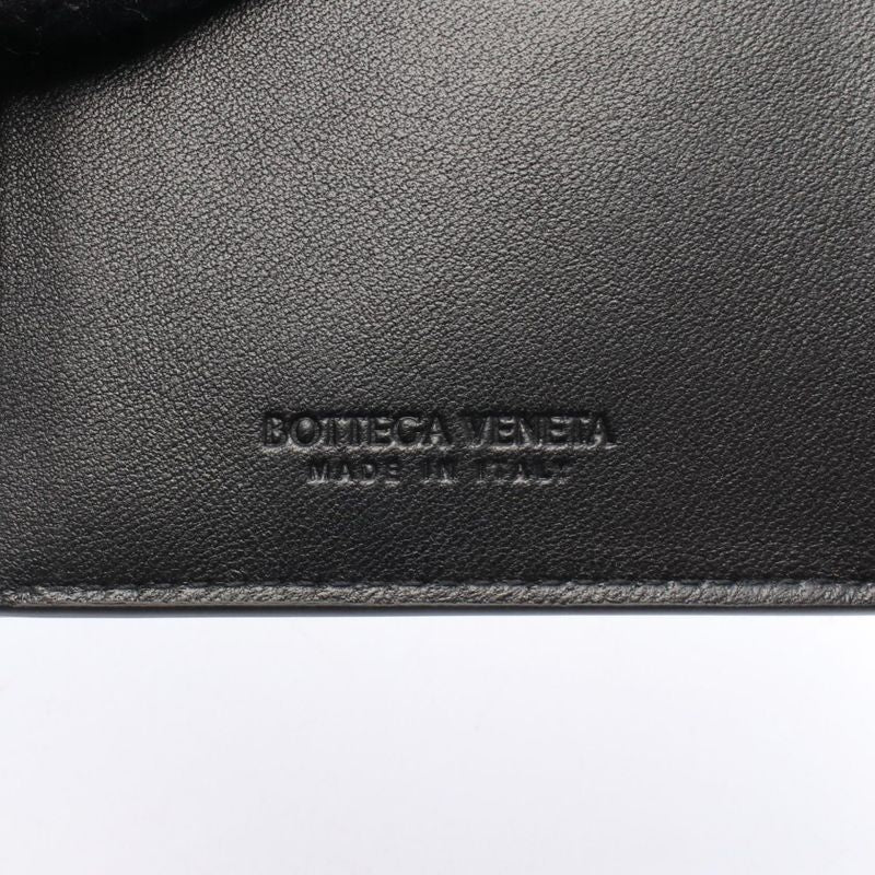 BOTTEGA VENETA Coin Case Cassette 765460vcqc48425 Black Leather Card Case Ladies