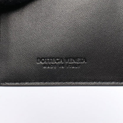 BOTTEGA VENETA Coin Case Cassette 765460vcqc48425 Black Leather Card Case Ladies