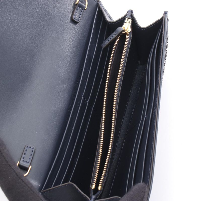 FENDI Shoulder Bag Baguette Wallet On Chain FF Jacquard 8m0365aut4f1uj5
