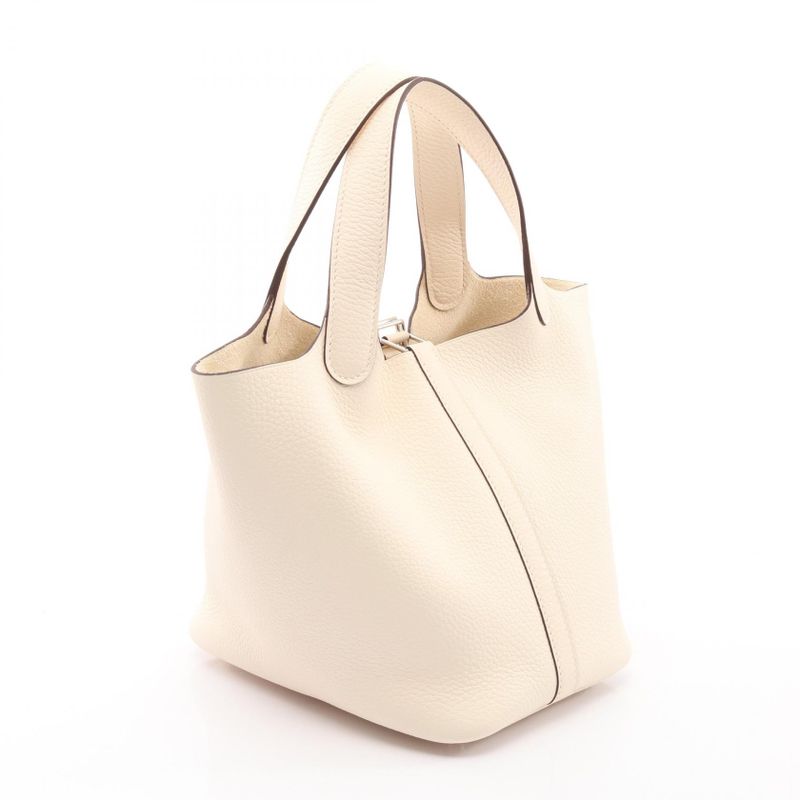 HERMES Handbag Picotin Lock PM Nata Leather Picotin Lock PM Nata Ladies Unused