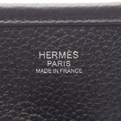 HERMES Shoulder Bag Evelyn 3 Trois PM Black Leather Evelyn 3PM Black Ladies