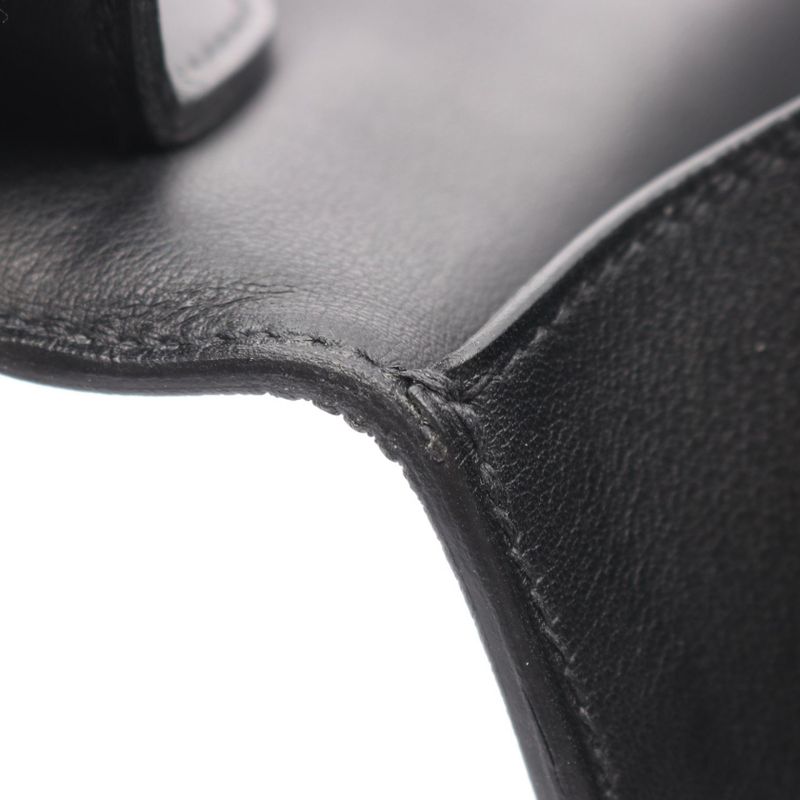 HERMES Shoulder Bag Bookle Serie Black Leather Cuff (cowhide) Bookle Serie