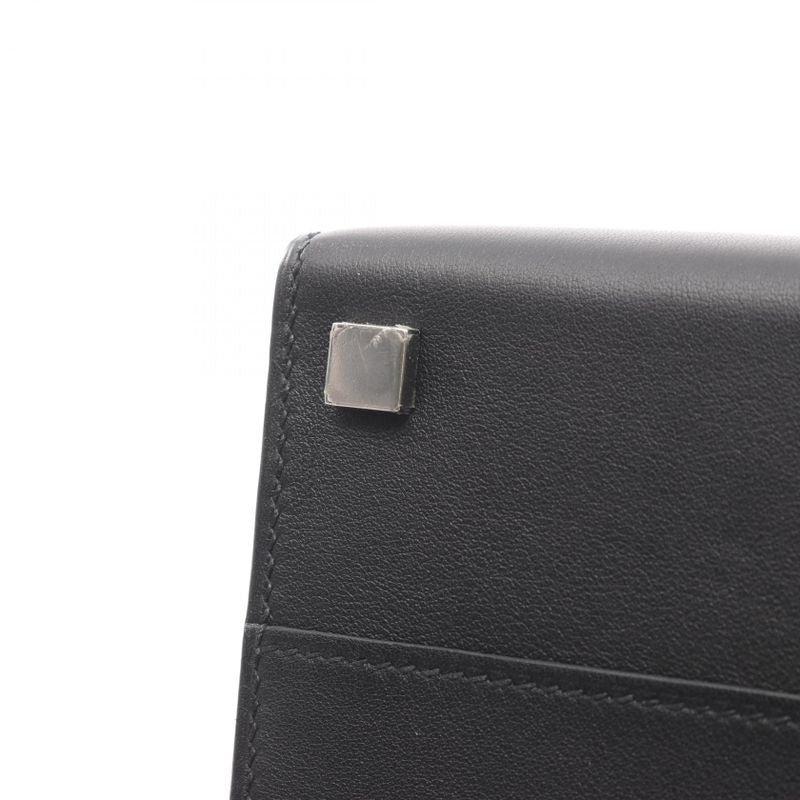 HERMES Shoulder Bag Bookle Serie Black Leather Cuff (cowhide) Bookle Serie