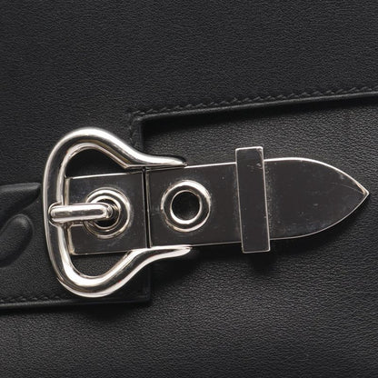 HERMES Shoulder Bag Bookle Serie Black Leather Cuff (cowhide) Bookle Serie