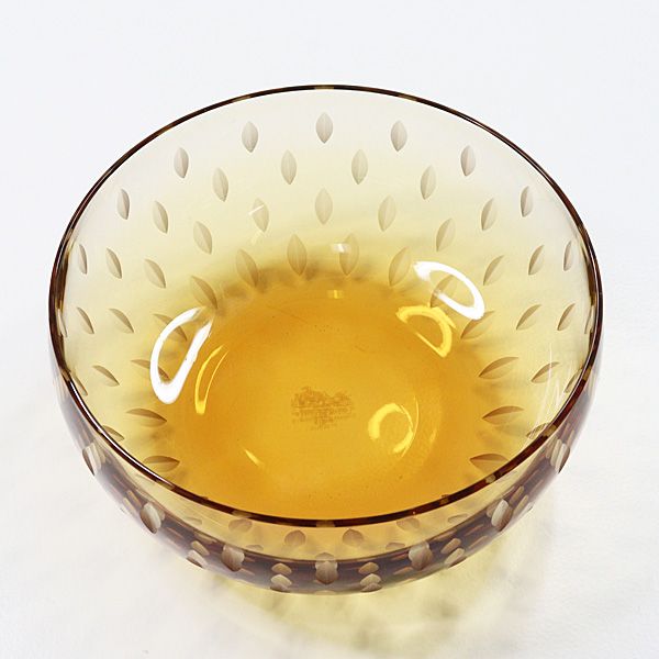 HERMES Crystal Bowl Set Of 2 Glass Bowl Sarah Da Bowl Tableware Diameter Approx