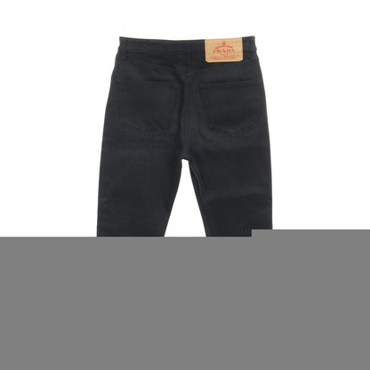 PRADA Denim Pants BK Cotton Black Denim Ladies Used A