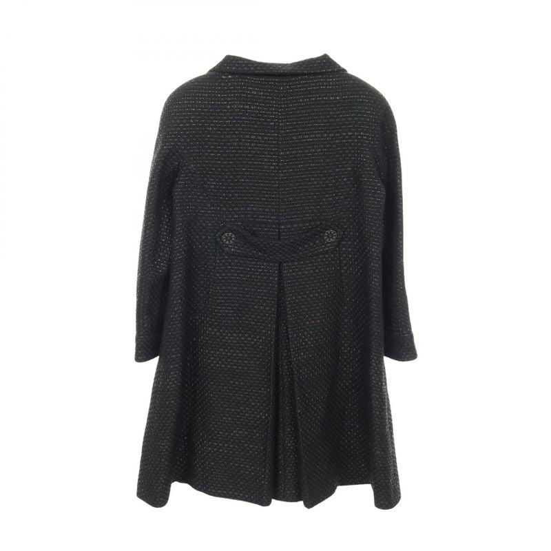 CHANEL Coco Mark Button P53180v39572 Black Other Coat Ladies Used A