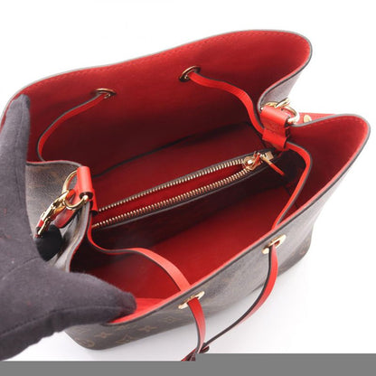 Louis Vuitton Shoulder Bag Neonoe M44021 Coquelico PVC Coating Canvas Leather