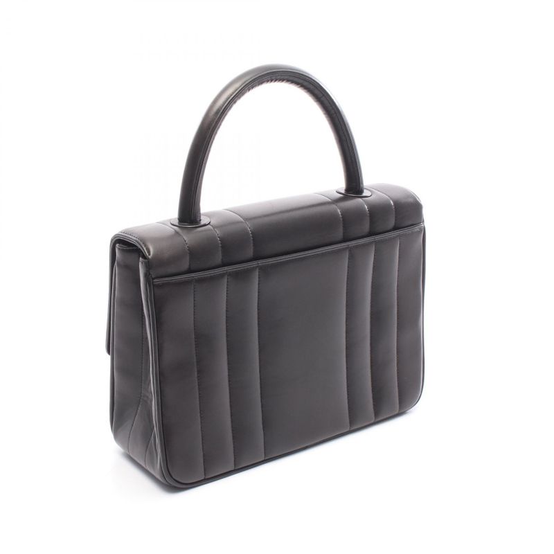 CHANEL Handbag Mademoiselle Black Lambskin (sheep Leather) Mademoiselle Handbag