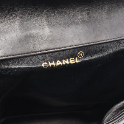 CHANEL Rucksack Sac Backpack Matelasse Black Lambskin (sheep Leather) Matelasse