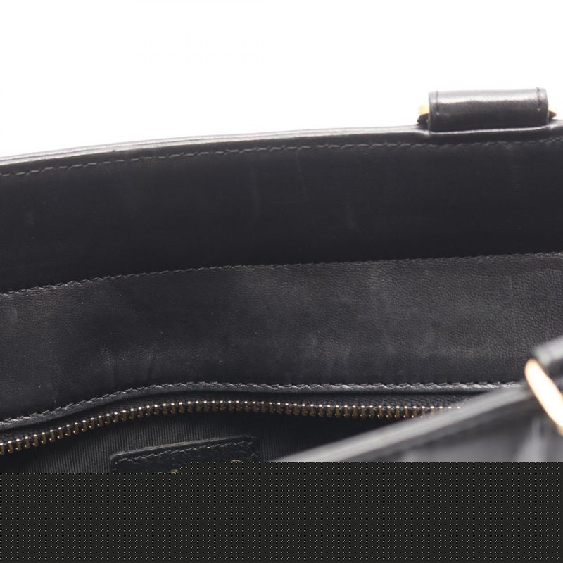 CHANEL Tote Bag Chocolate Bar Black Lambskin (sheep Leather) Choco Bar Tote Bag