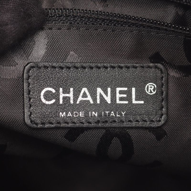 CHANEL Tote Bag Cambon Line Medium Beige Black Leather Cambon Medium Tote