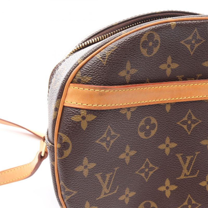 Louis Vuitton Shoulder Bag Blois M51221 PVC Coating Canvas Leather Blois Ladies