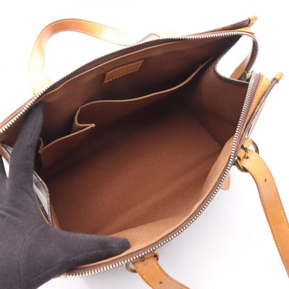 Louis Vuitton Tote Bag Popinque Louau M40007 PVC Coating Canvas Leather