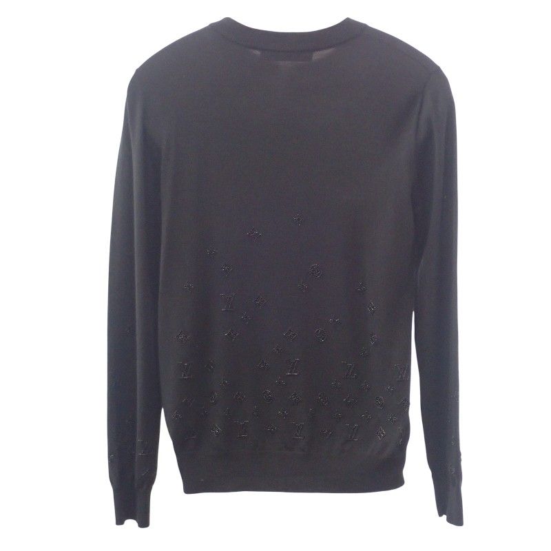 Louis Vuitton Embellished Evening Crew Neck L Size 1aiho9 Long Sleeve Knit
