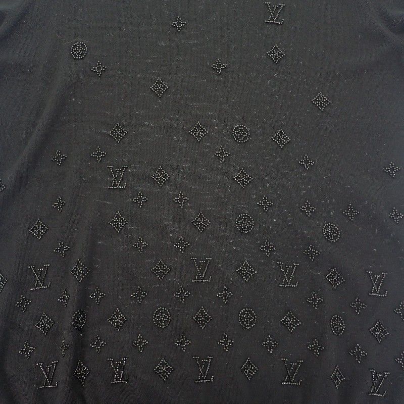 Louis Vuitton Embellished Evening Crew Neck L Size 1aiho9 Long Sleeve Knit