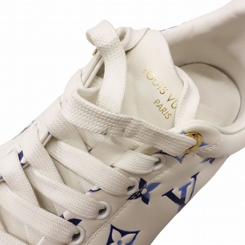 25ss Louis Vuitton Time Out Sneakers - Monogram Shoes Notical 1ahooc Blue