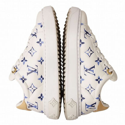 25ss Louis Vuitton Time Out Sneakers - Monogram Shoes Notical 1ahooc Blue
