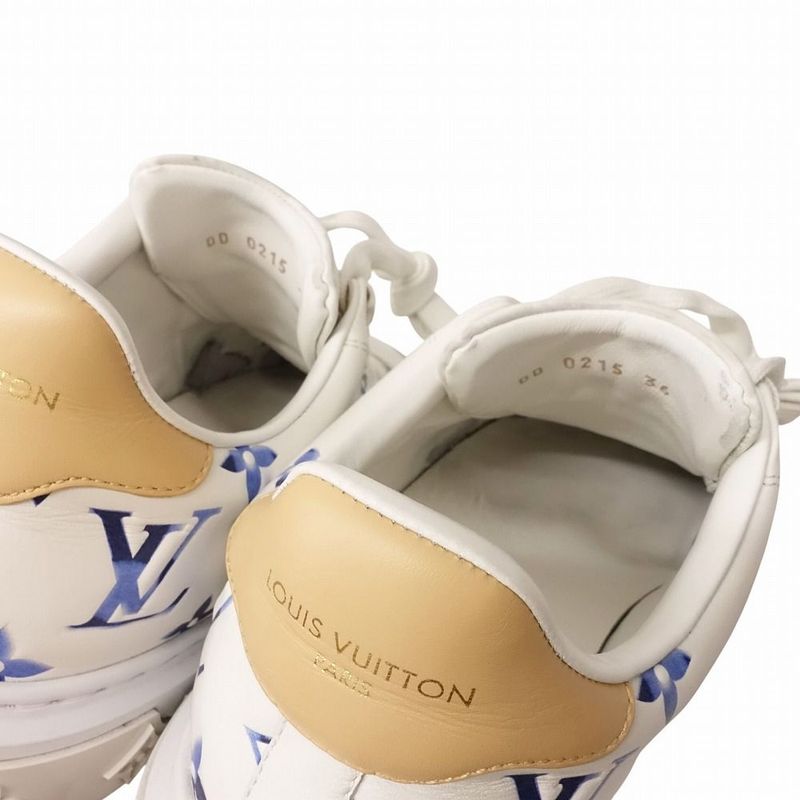 25ss Louis Vuitton Time Out Sneakers - Monogram Shoes Notical 1ahooc Blue